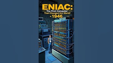 The First Computer in the World: ENIAC!  #shorts #technology #history #computer