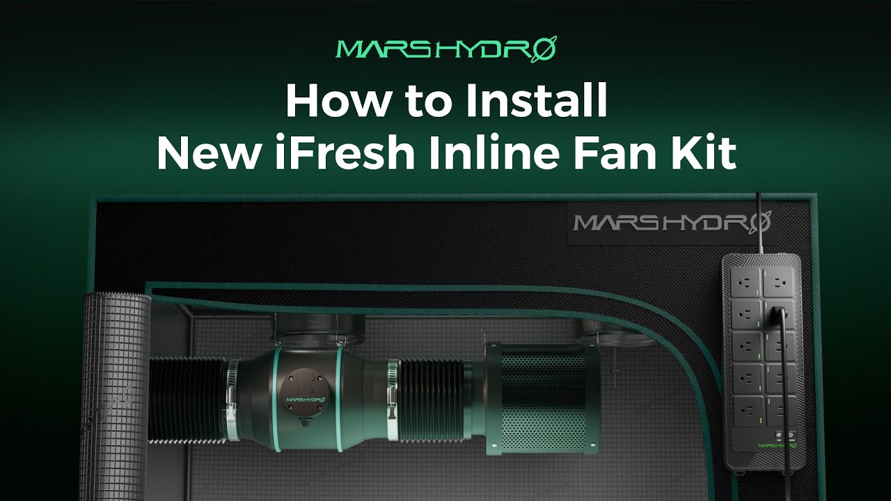 Установка канального вентилятора и интеллектуальное управление | Руководство по вентиляции гроутента