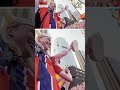 Norway soccer fans take over Times Square to do the 'Viking row' | NBC New York