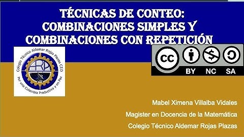 Video  Combinaciones Simples y Combinaciones con Repetición