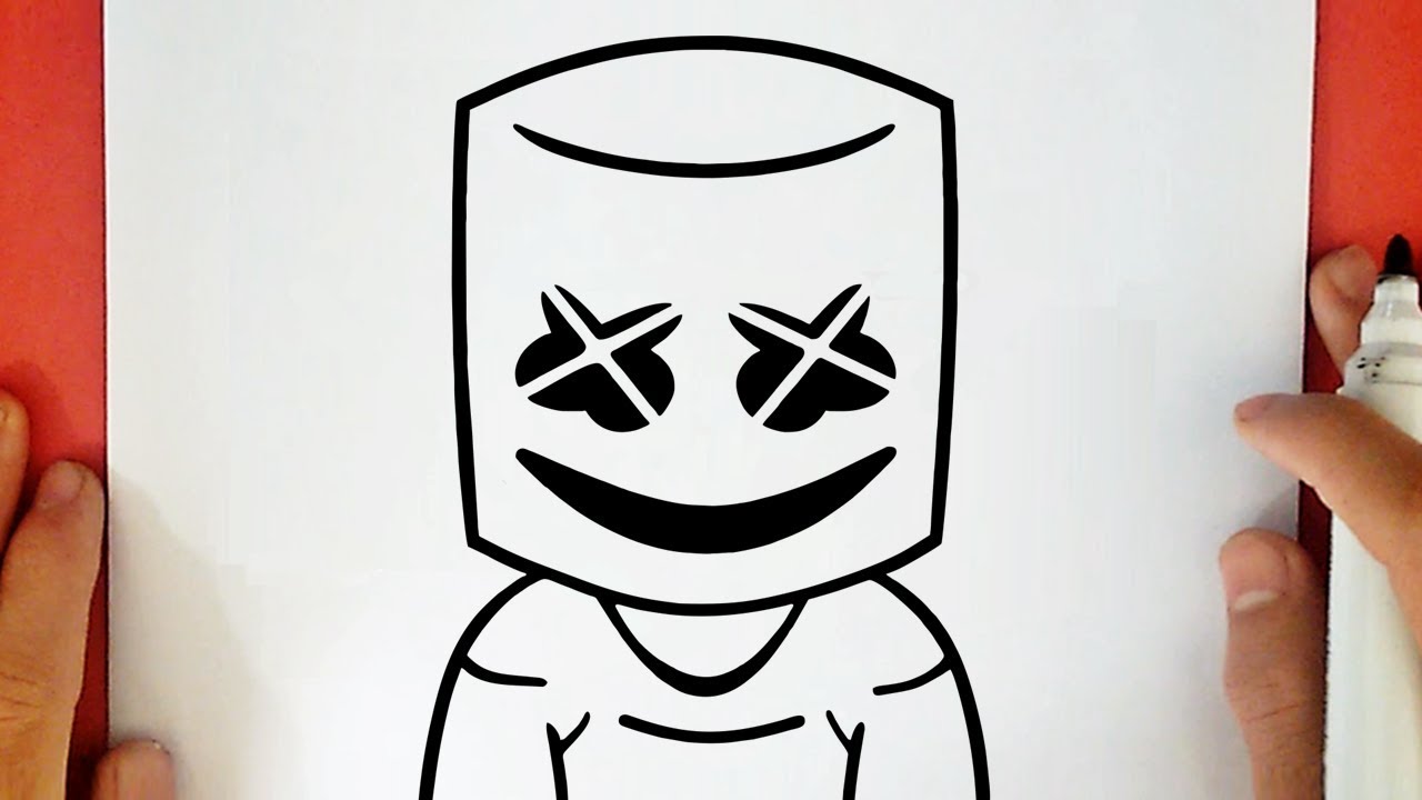 COMO DESENHAR O MARSHMELLO