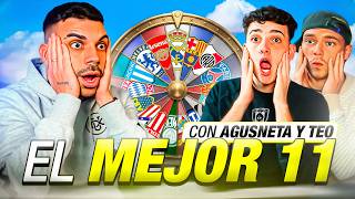 DjMaRiiO vs AGUSNETA vs TEO 412 EL MEJOR 11 DEL FUTBOL EUROPA VS SUDAMERICA (CON RULETA) 