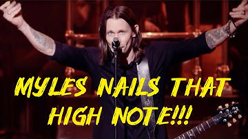 MYLES KENNEDY & THAT INSANE ROYAL ALBERT HALL HIGH NOTE! ALTER BRIDGE!