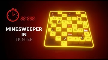 Build Minesweeper Game in Python | Tkinter Project with Timer & Levels