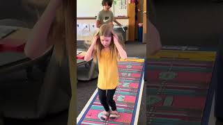 Staying moving while learning math!