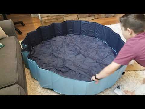 YAHEETECH Foldable Collapsible Swimming Kiddie Pool
