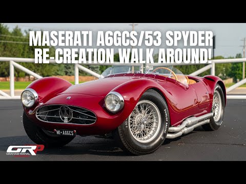 Maserati A6GCS/53 Spyder Re-Creation Walk Around