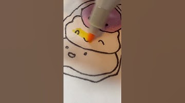 Making My Own Stickers! #diy #stickers #cute #tracing #shorts