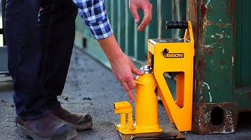 Introducing BISON Container Weighing Jacks