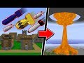 Minecraft: TESTANDO BOMBAS ATÔMICAS NO MINECRAFT! VAI DESTRUIR TODO SEU MUNDO!