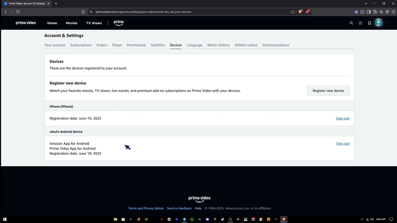 How to fix “Device Limit Reached” on  Amazon Prime 2025 Quick & Easy