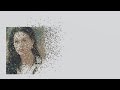 Halftone-stipple particle transition - Houdini RD