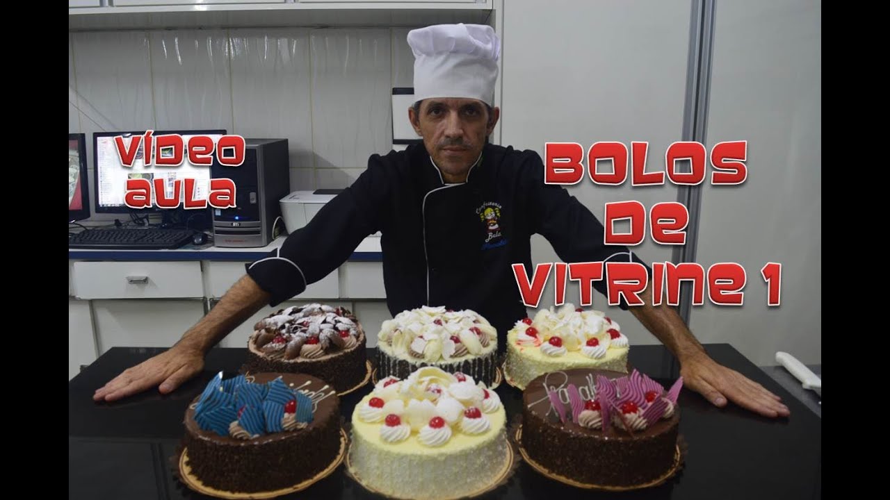 Ideias de Bolos Decorados de Vitrine - Renda Extra todos os dias