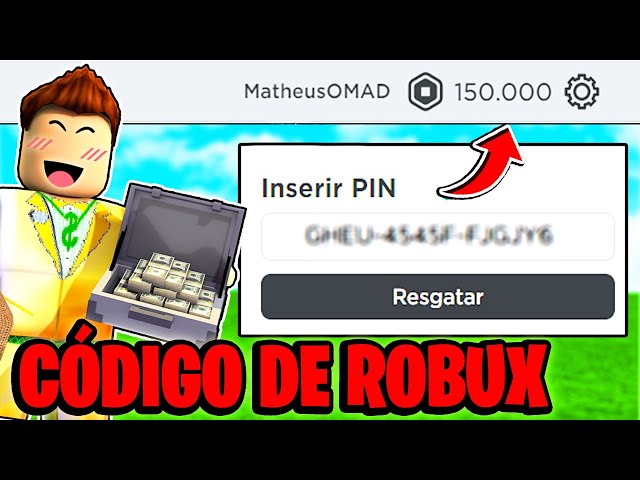 Código robux Es Resgate Personagens ROBLOX Robux Grátis RESGATAR - iFunny  Brazil