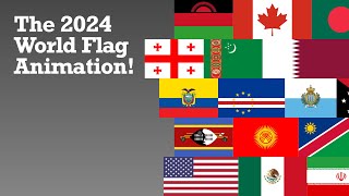 The 2024 World Flag Animation! (Alternate Version)