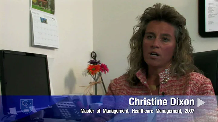 Alumni Spotlights: Christine Dixon, Master of Mana...