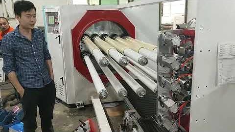 Ten Shafts Automatic Cutting Machine for Bopp tape,Masking Tape,PVC tape by WhatsApp:008613926851810