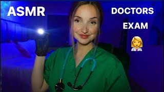 ASMR 👩🏻‍⚕️DOCTORS CRANIAL NERVE EXAM ROLE PLAY for incredible tingles 😴