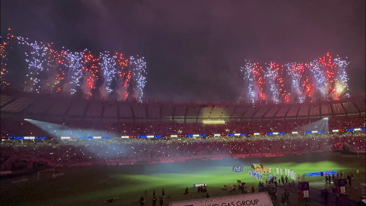 FC東京対鹿島アントラーズ 選手紹介 ユルネバ  選手入場