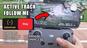 How To Active Track / Follow Mode on DJI MINI 4K, MINI 2 SE