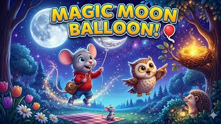 Milo the Mouse and the Moonlight Balloon | A Magical Bedtime Adventure for Kids 🌙✨ 