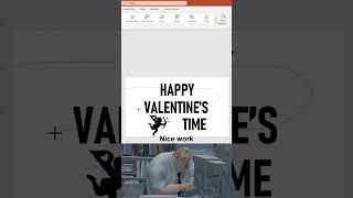 Create Happy Valentine’s Day PowerPoint 💖 | Easy &amp; Romantic PPT Design ❤️#asmr #shorts #ppt#trending