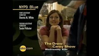 NYPD Blue ABC Split Screen Credits 11/24/98