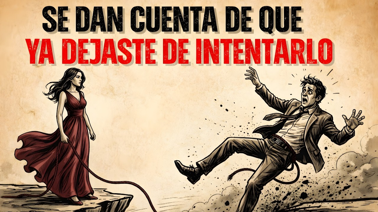 Cuando un evitativo se da cuenta de que ya no estás intentando: Las 8 etapas del arrepentimiento