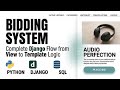 Bidding System (Login Required, Price Validation, Debugging) | CS50W Commerce