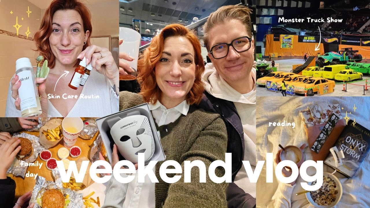 Weekend Vlog 💆‍♀️🚜✨ Life Update, meine Morning Skin Care (Ende 30) & Monster Truck Show