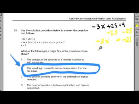 MTEL TEST PREP ~ #24 ~ General Curriculum Math Practice Test ~ Chris ...