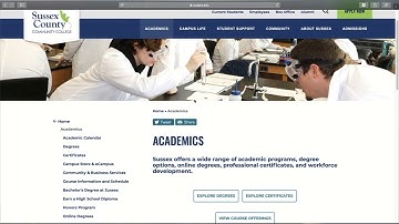 SCCC Advising and Counseling Tips -  MySussex Portal and Course Needs