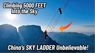 Sky Ladder in China | The Real-Life Stairway to Heaven