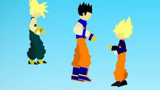 Pivot Dragon ball Gohan vs Trunks and Goten With Sounds