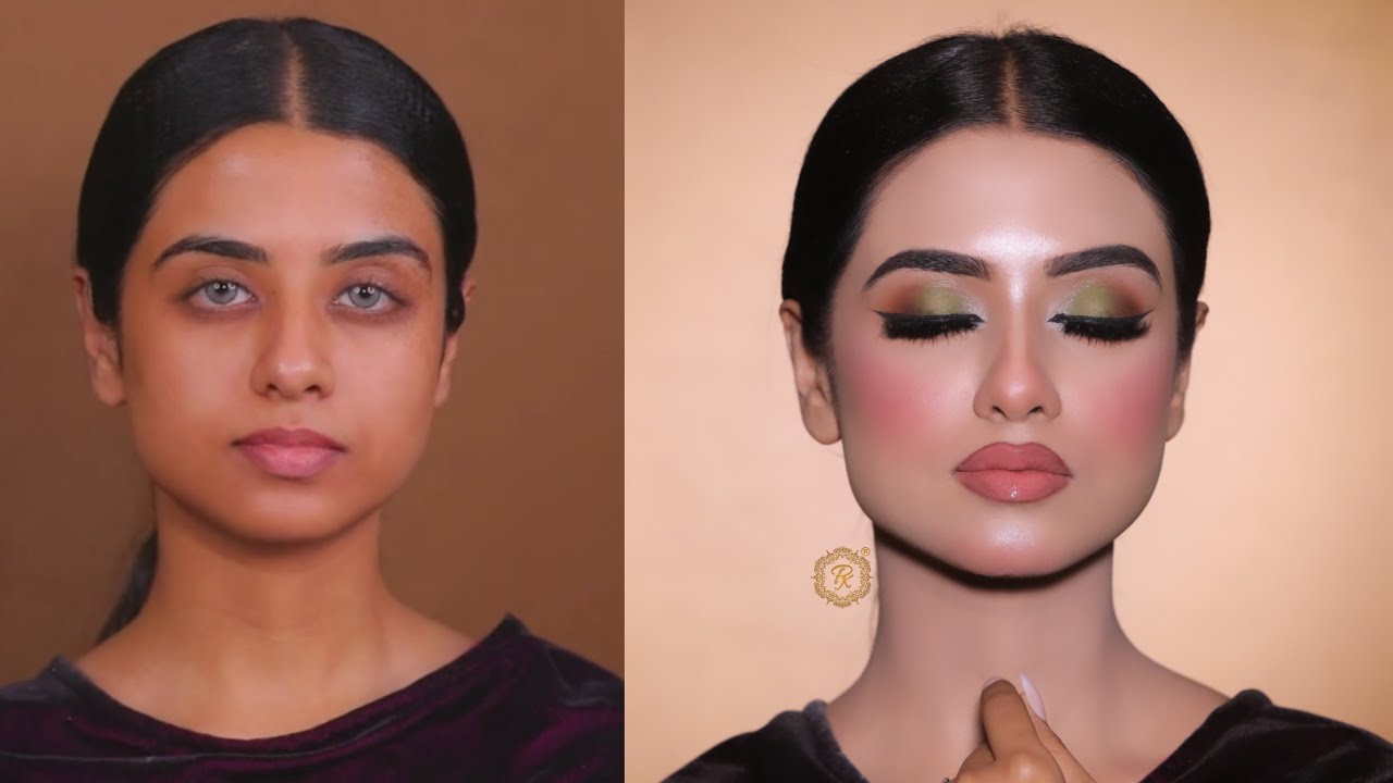 Advance Eye Makeup with Basic Face Makeup Tutorial  Makeup for Beginners  pkmakeupstudio