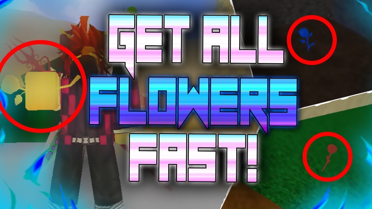 HOW TO GET ALL 3 FLOWERS FAST + RACE PROGRESSION QUEST V2 | BLOX PIECE ...