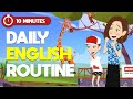 10 Minutes Daily English Practice Routine | Learn English Speaking Conversation