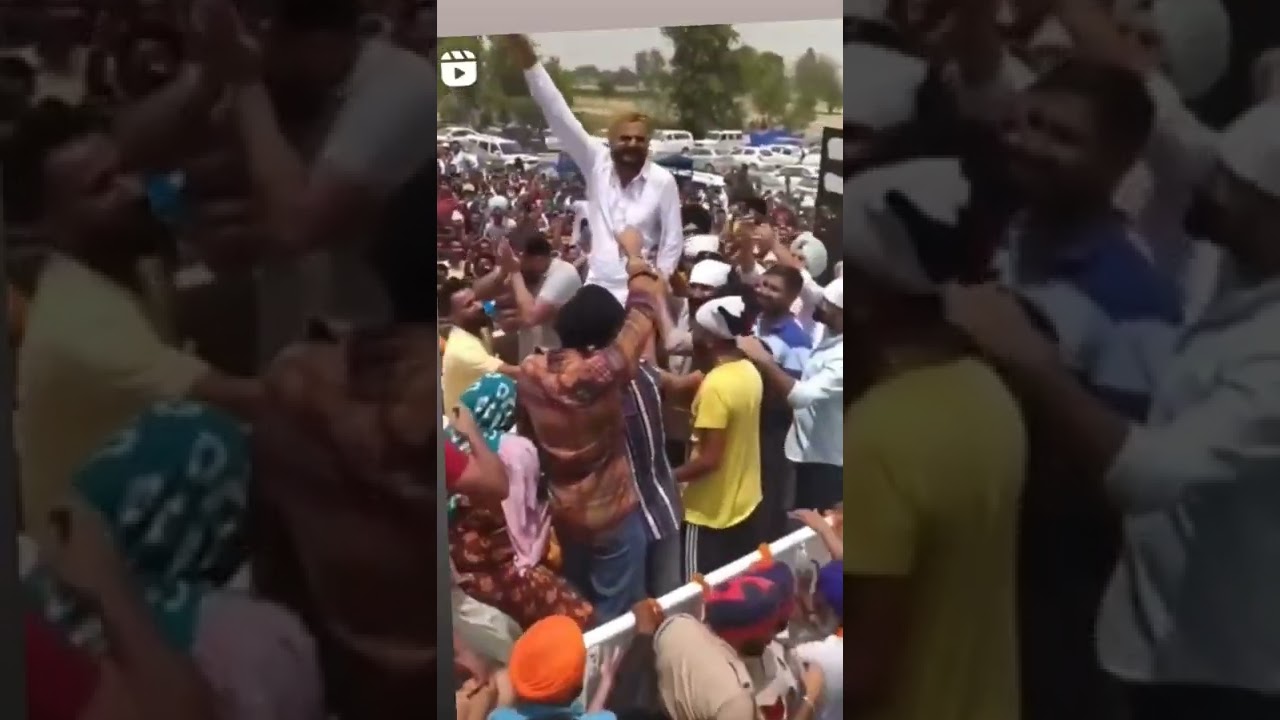 shidu mooose wala da bapu  ne  thaapi  mar k  sab nu dass ta