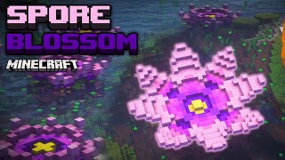 Как построить Spore Blossom из 1.18 в Minecraft