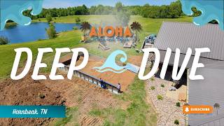 Beautiful pool timelapse with Aloha Pools and Spas in Hornbeak TN!
