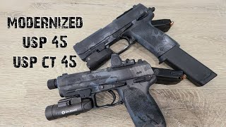 Modernized HK USP Sport and USP CT 45acp for Carry! Review and Overview.