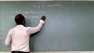 Context Free Grammar - Removing Ambiguity Example_2 by Prof. Vikas Nandgaonkar