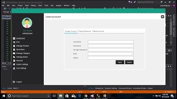 POS And Inventory System Tutorial Part 43 | User Account | Sir Paya