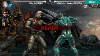 Mortal kombat x mobile , triborg sub zero challenge screenshot 4