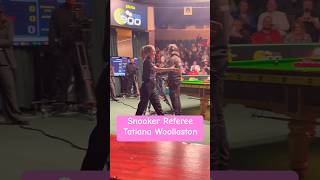 Snooker Referee Tatiana Woollaston #shorts #sports #snooker #welcome