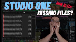 STUDIO ONE Missing Files | How to Fix!