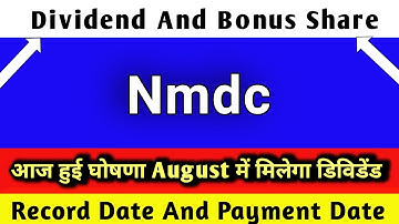 nmdc share dividend 2025 | nmdc share latest news | nmdc share news today | nmdc share dividend
