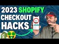 2021 Ultimate SHOPIFY CHECKOUT Hacks! | Increase Your Conversion Rate INSTANTLY!