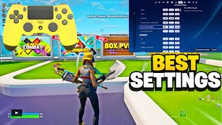 Smooth PS4 Player 🤤 + BEST Controller SETTINGS For Fortnite