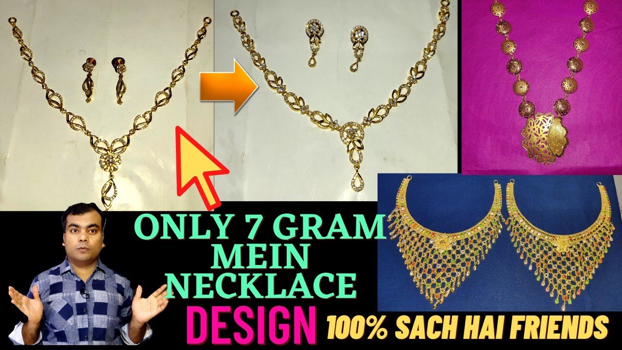 gold jewellery|guluband necklace design 